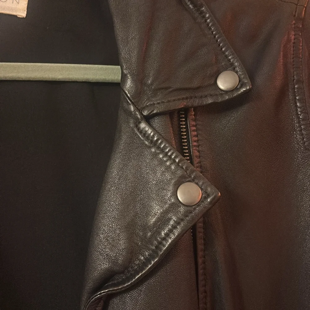 CasIon® Leather Moto Jacket with Removable Hood XXL - Picture 6 of 9